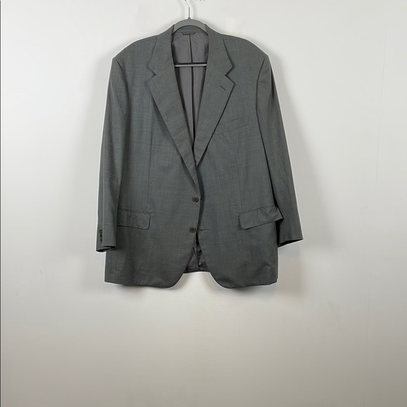 Luciano Barbera Collezione Sartoriale Wool Men Classic Gray Sport Blazer Jacket